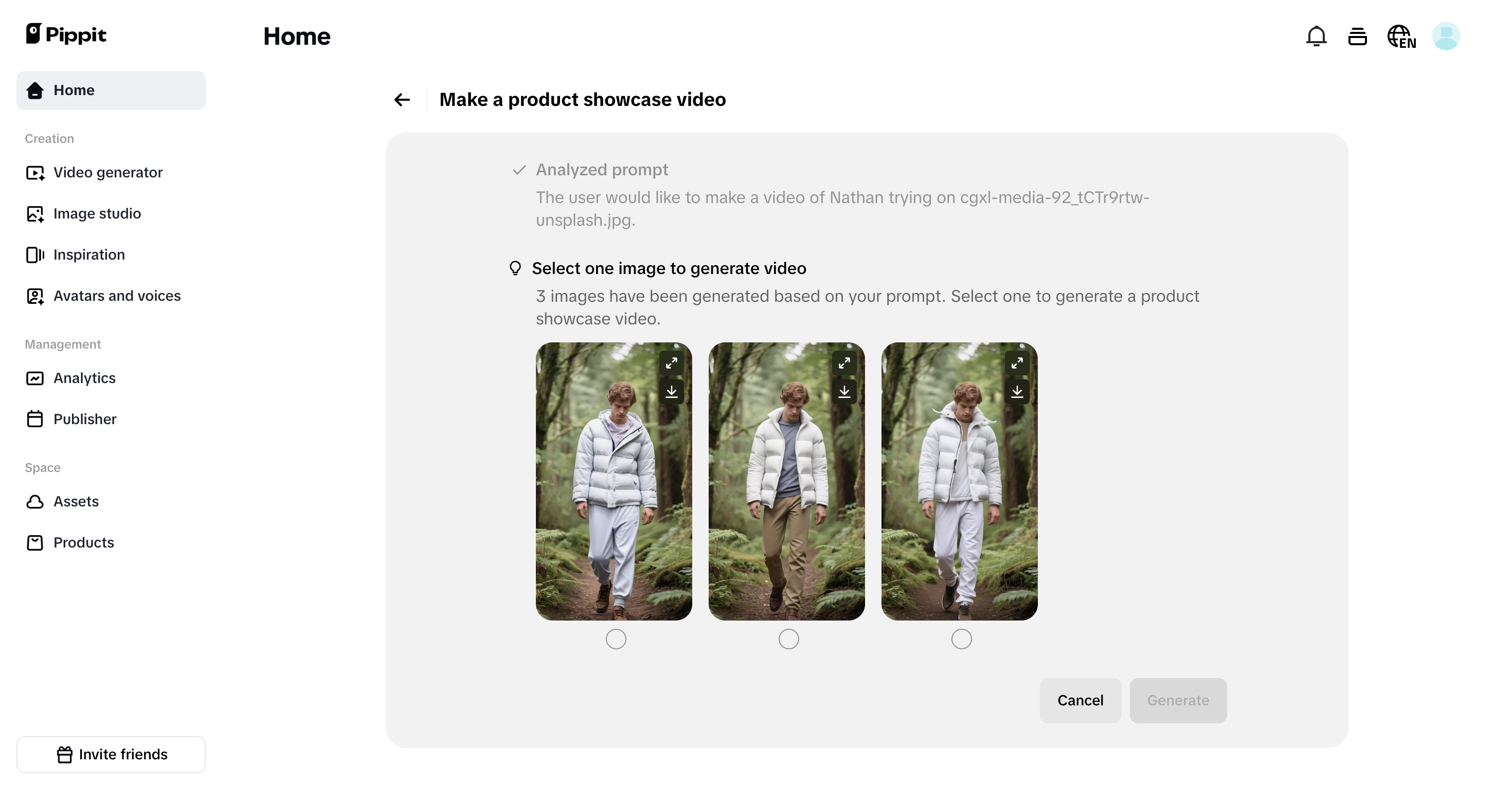 Instant virtual try-on