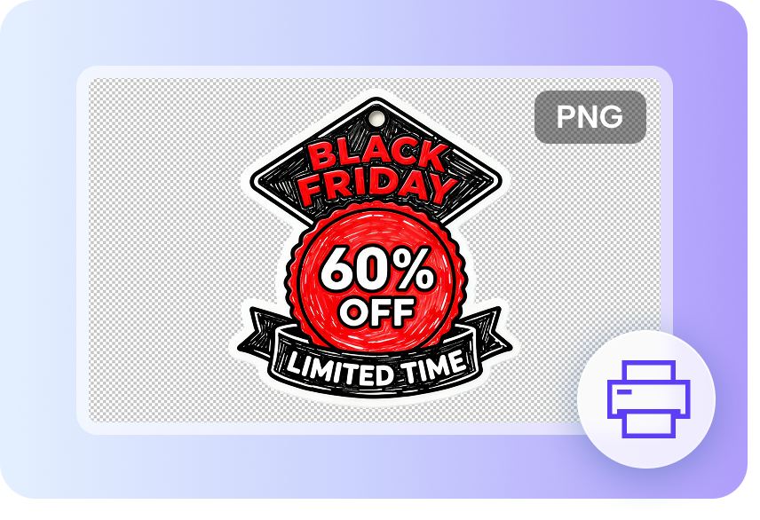 Professional-quality adesivos para uso impresso e digital