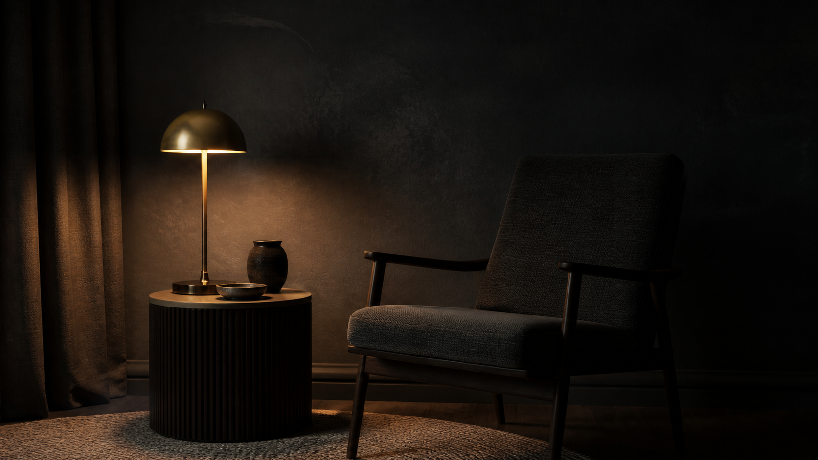 Dark Room Aesthetic AI Photo Prompts hero image