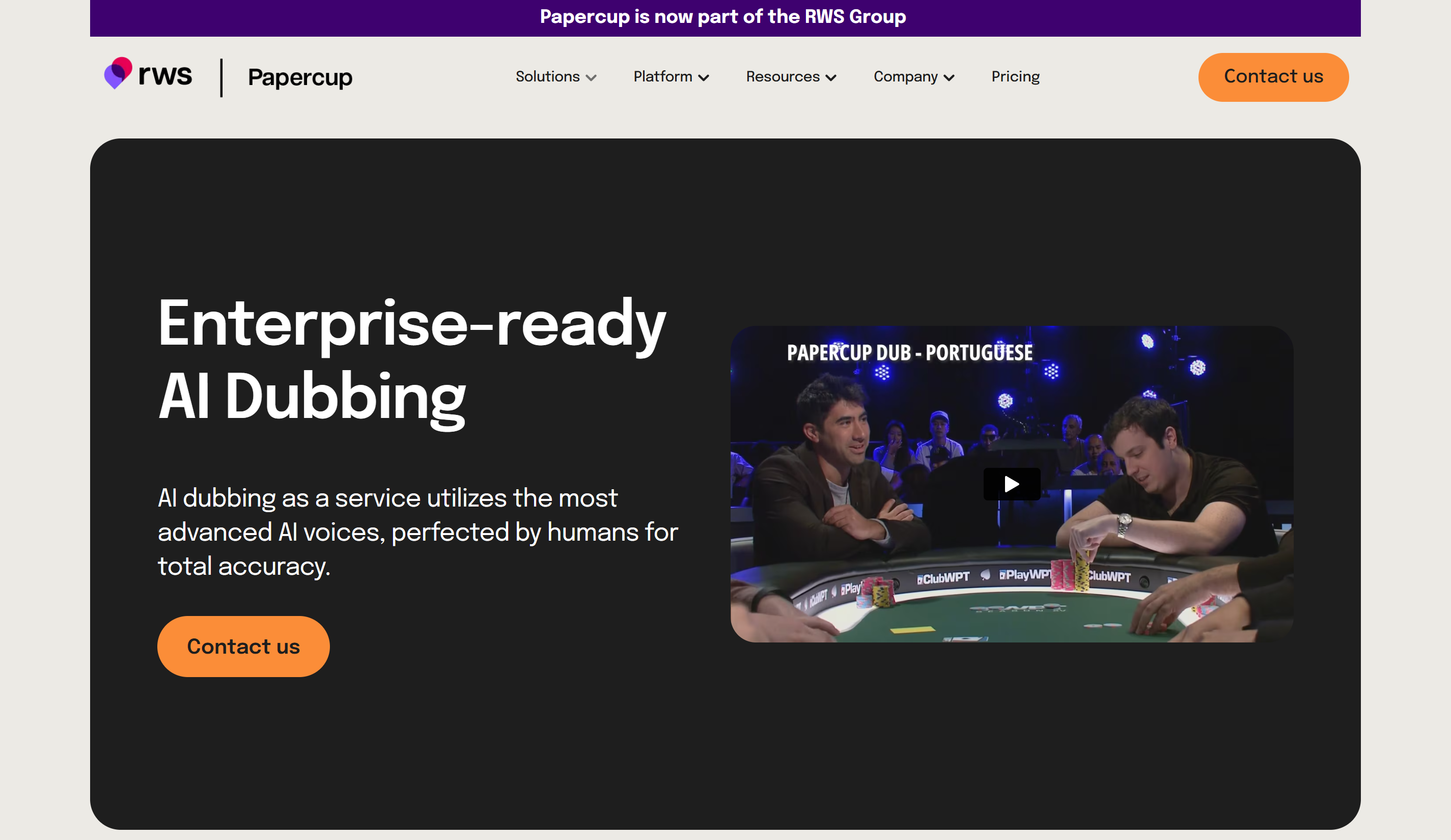 Papercup AI-Synchronisation