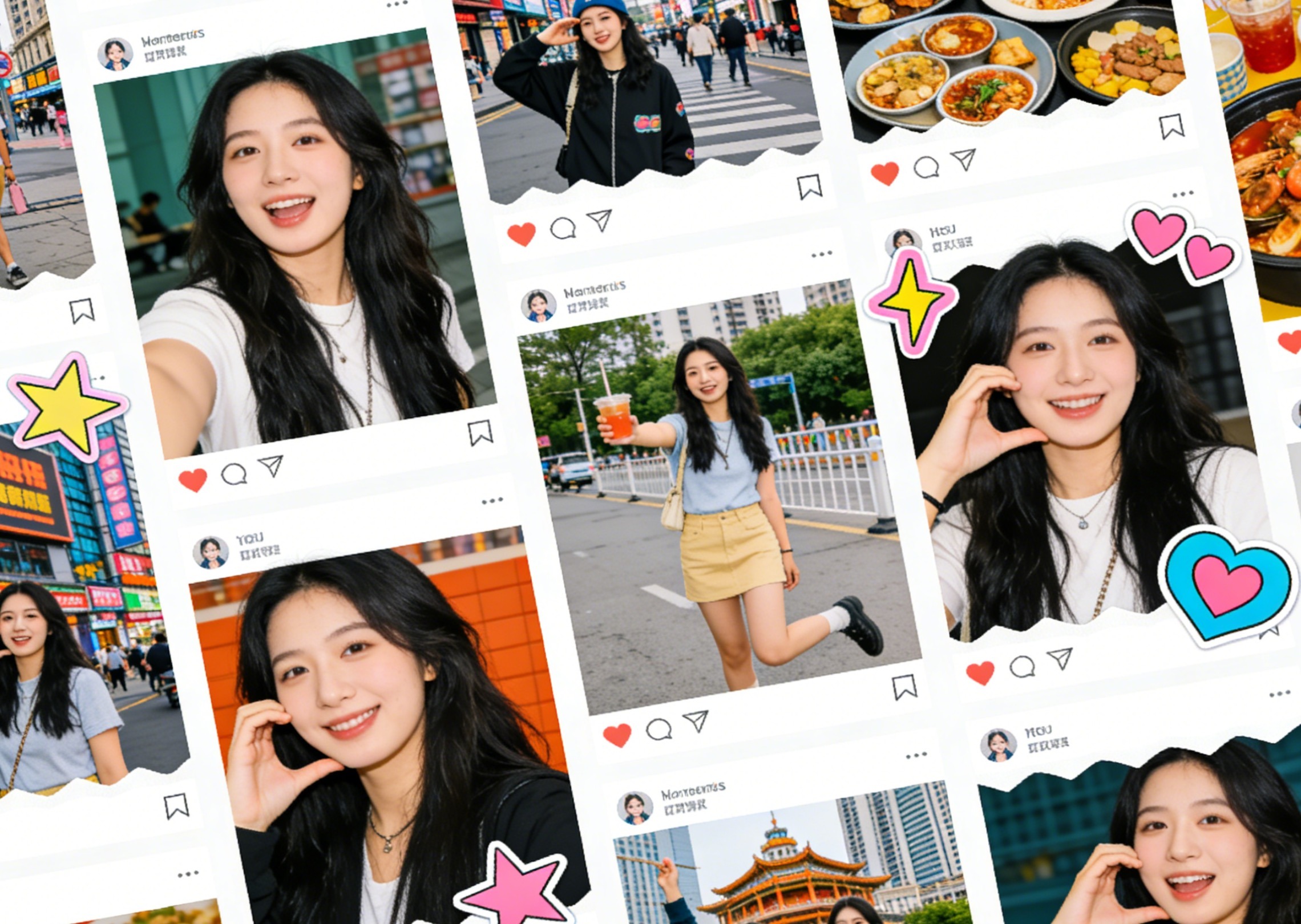 Turn these lifestyle photos into a trendy photo grid