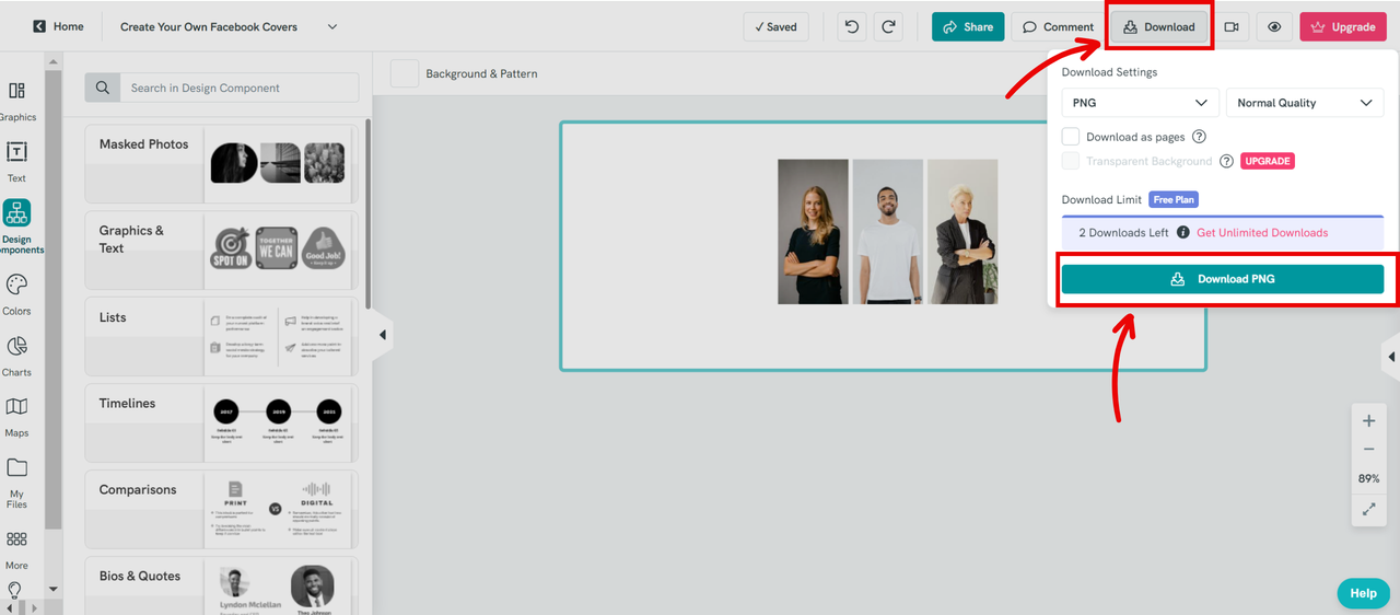 Export your design