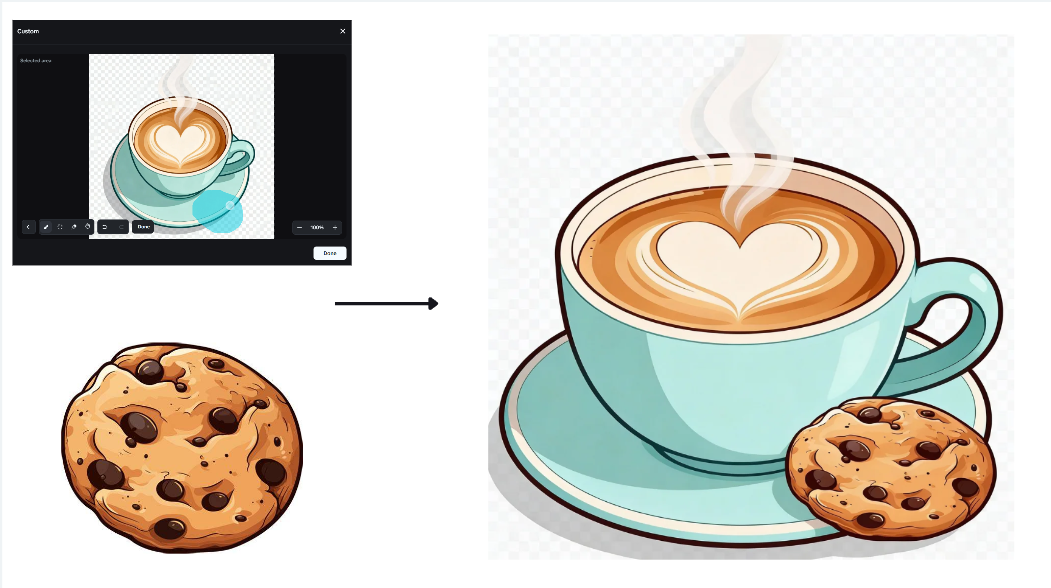 Interactive editing  feature in Dreamina