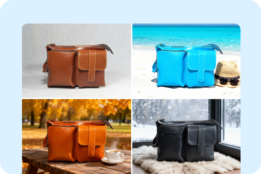 E-commerce product edit color image example