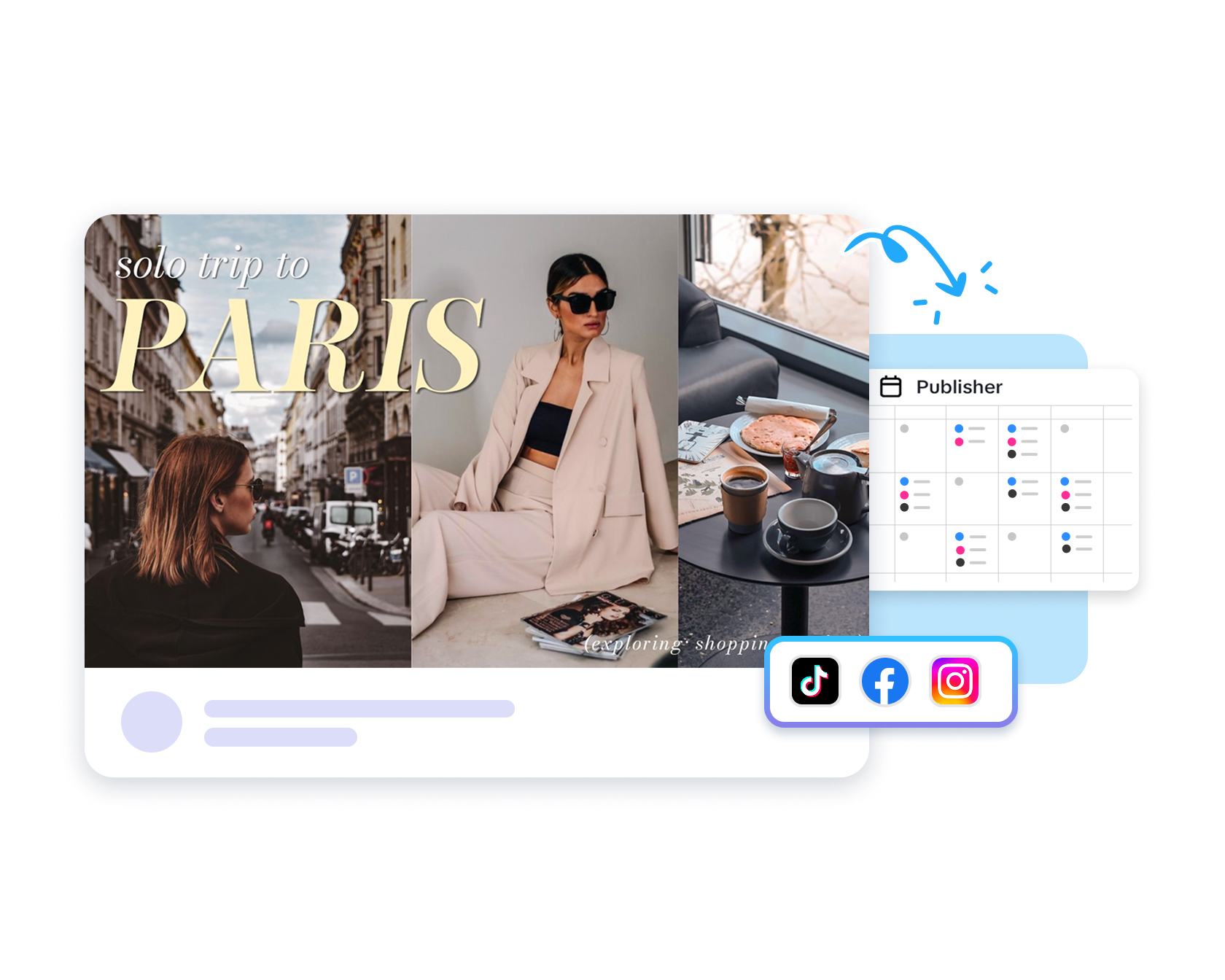 Auto post on Instagram, Facebook, and TikTok effortlessly