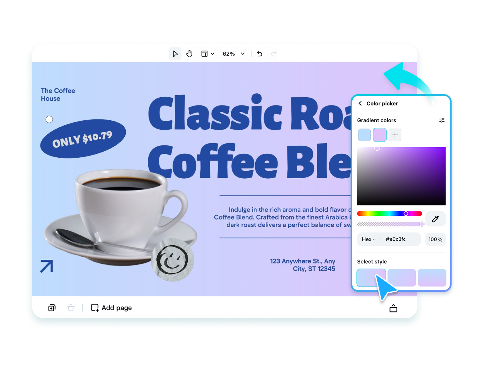 генератор градиентов