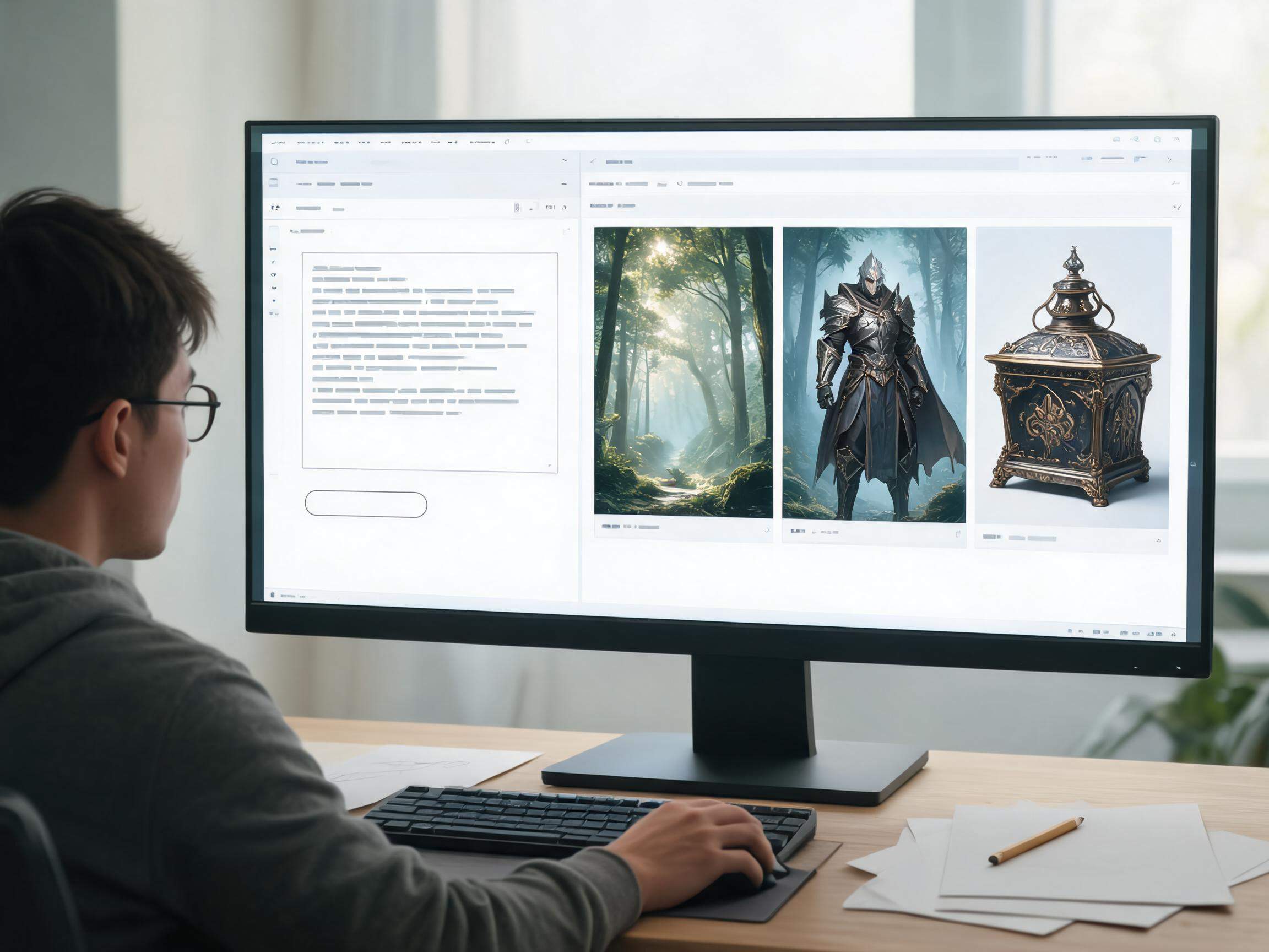 Concept art scènes en rekwisieten