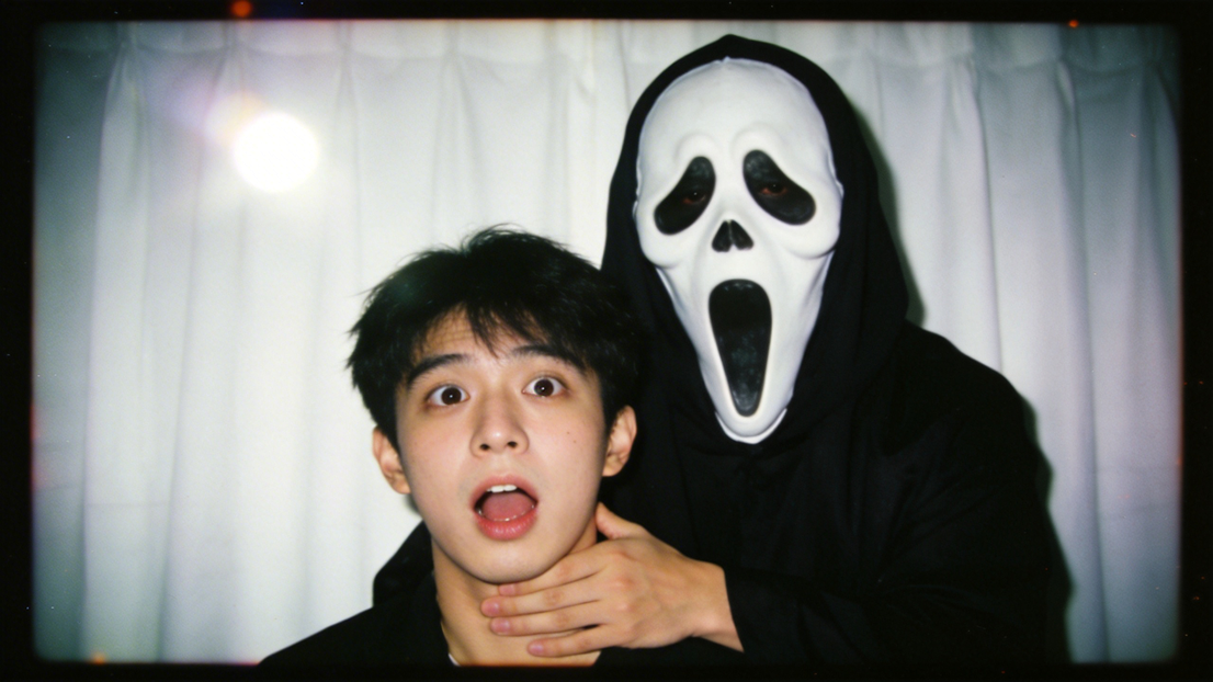 Ontworpen voor Ghostface-trends op platforms voor korte video's.