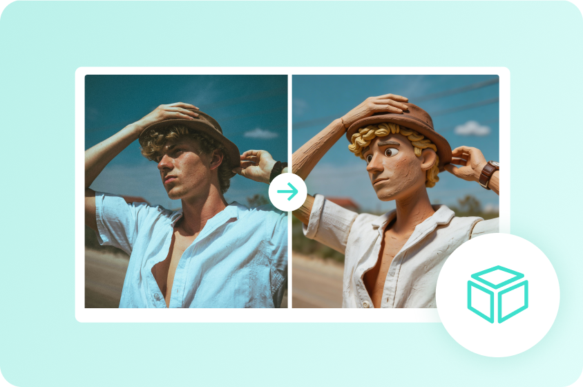 Create claymation art without sculpting