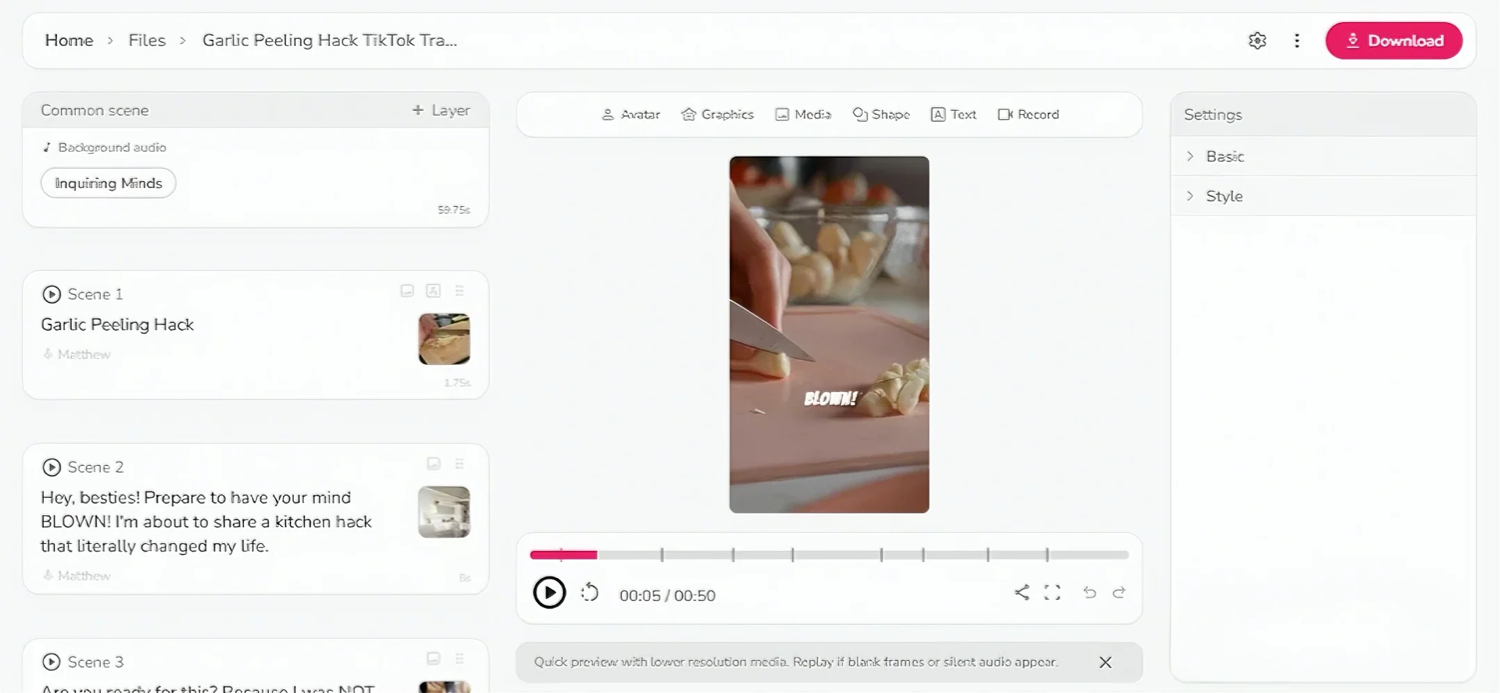 TikTok aiビデオジェネレーター