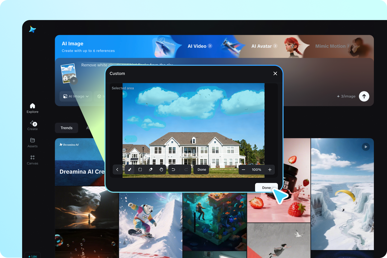 Interaktive Bearbeitung und erstellen.