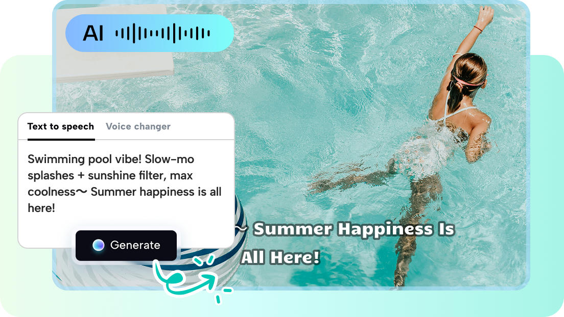 Script-to-audio in seconds