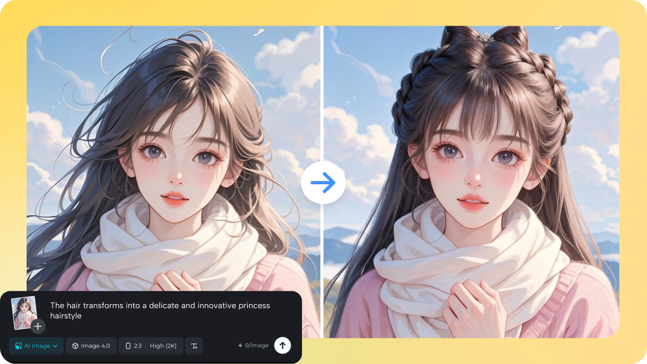 customize with interactive editing