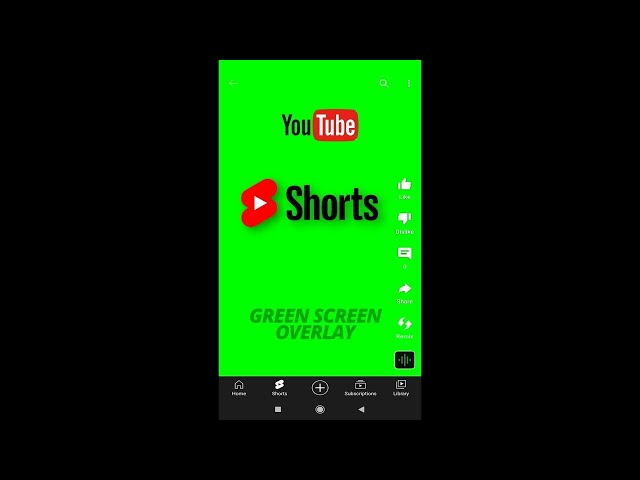 YouTube Shorts overlay with text, stickers, and effects
