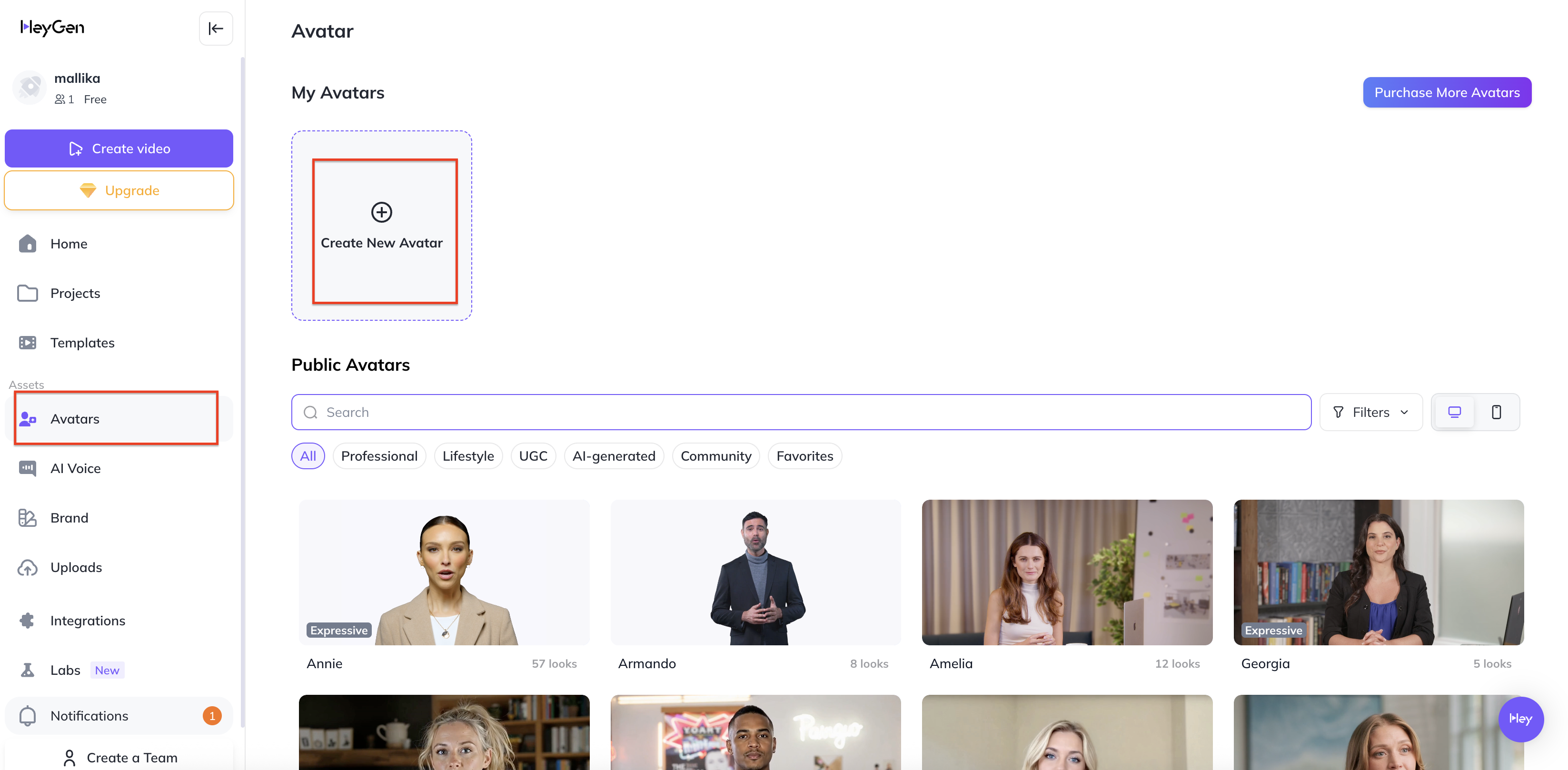 Create your AI Avatar
