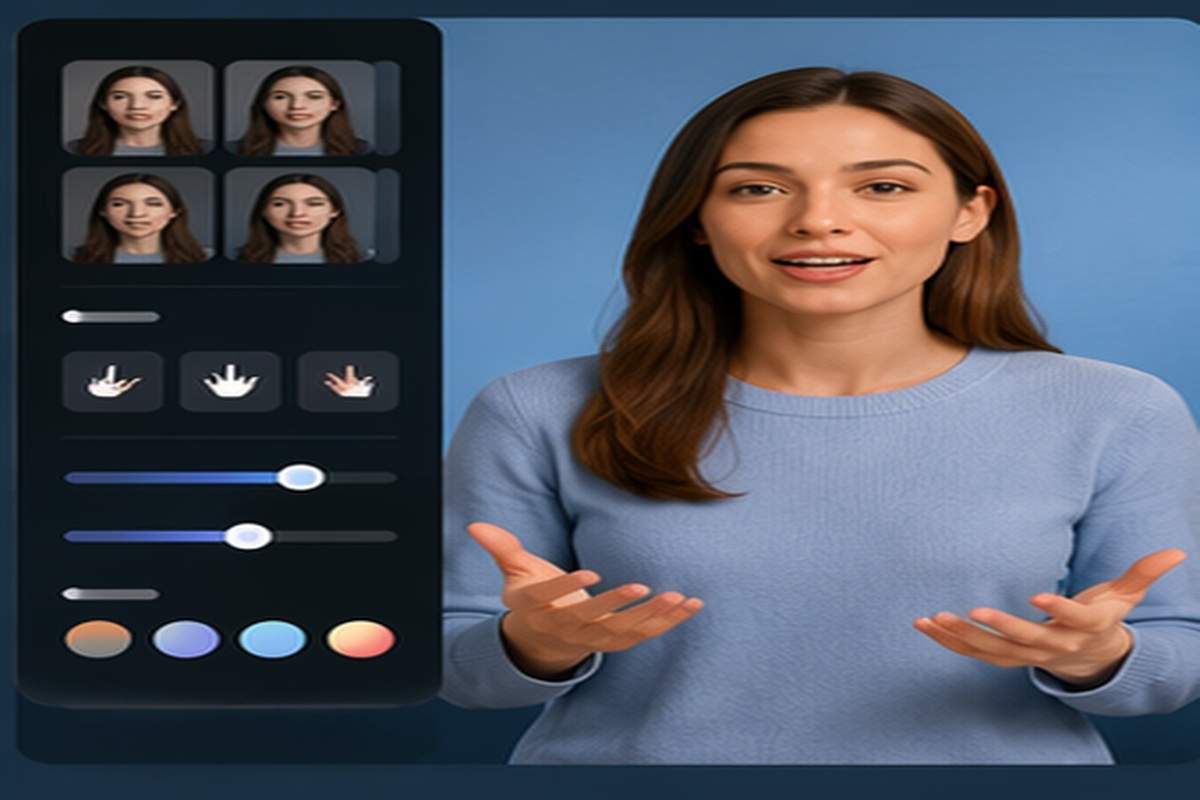 AI Avatar Video Ad publishing topic-relevant visual