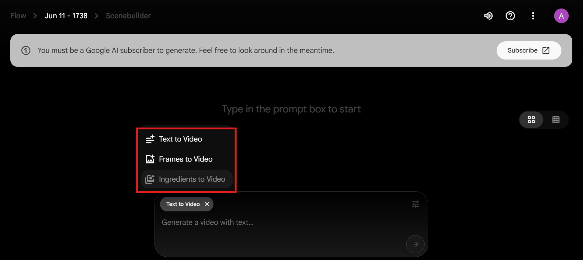 새 프로젝트 시작