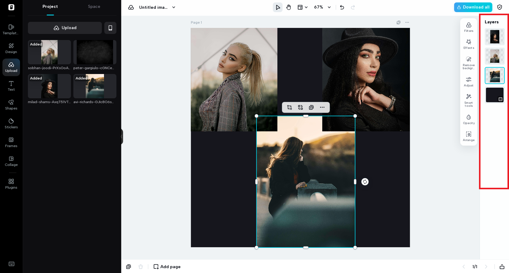 Multi-layer editing support