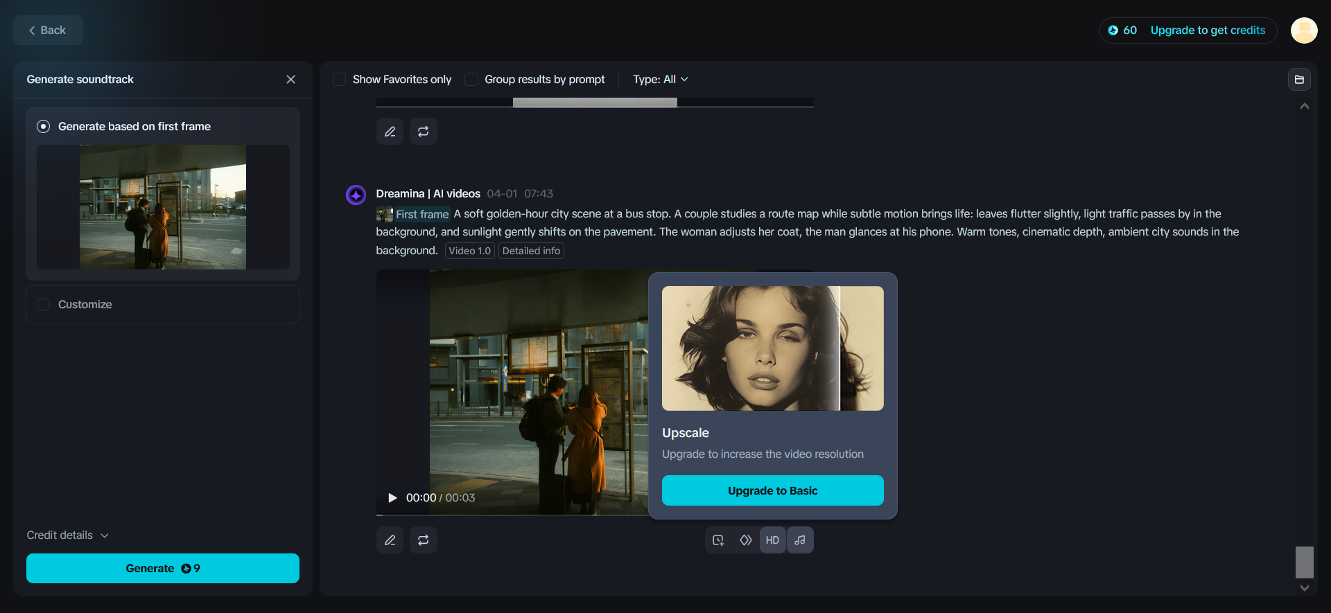 HD gehobener Maßstab