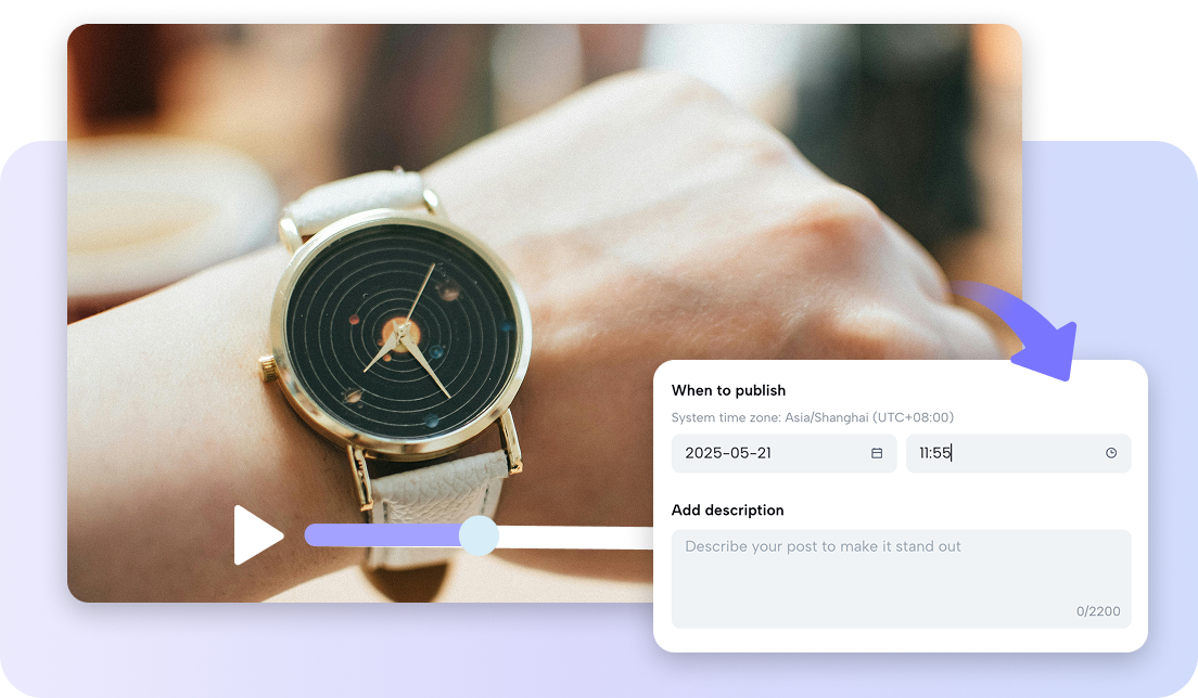 Jadualkan hantaran Facebook