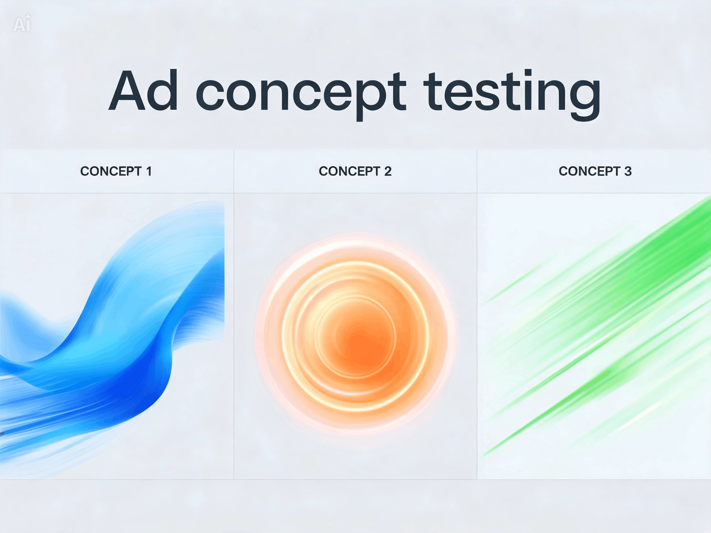 Ad concept testing