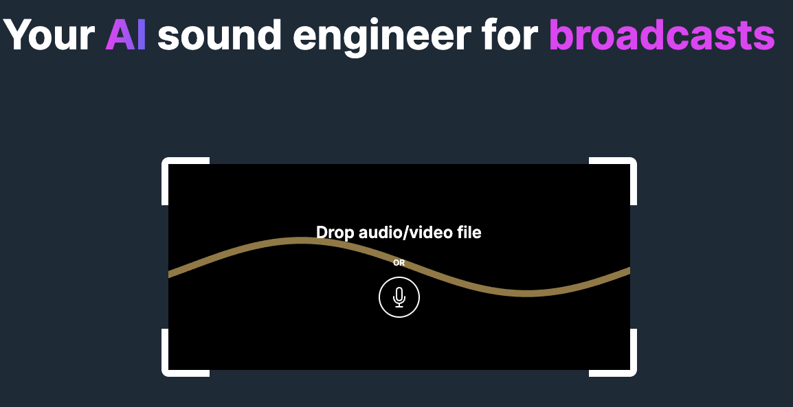 Auphonic AI Sound Engineer