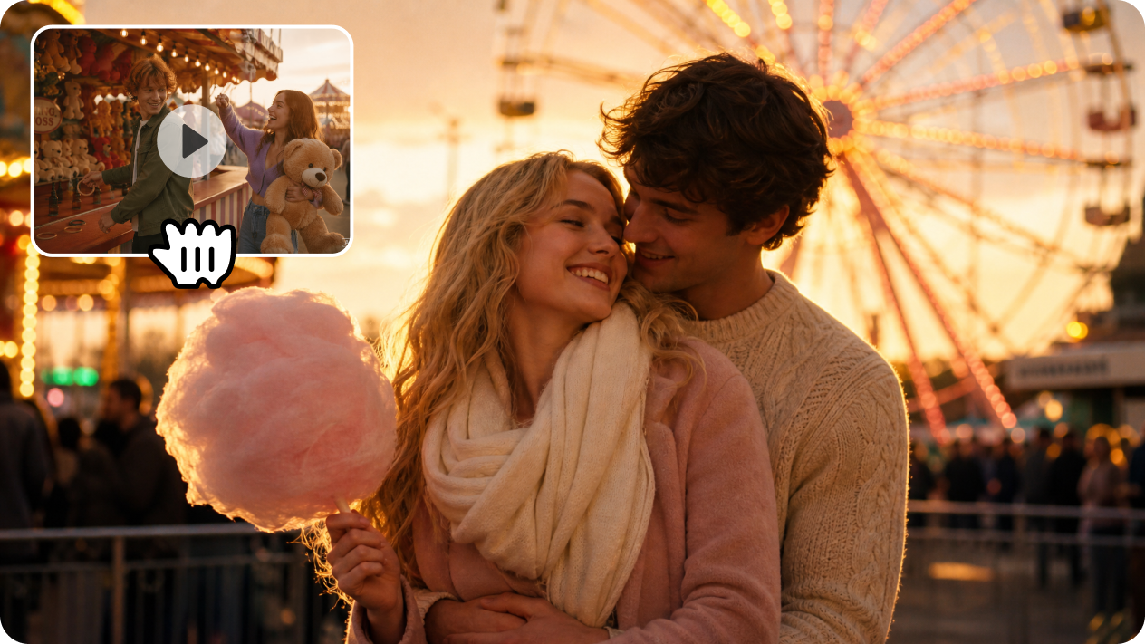 Guide romantic scenes with R2V references