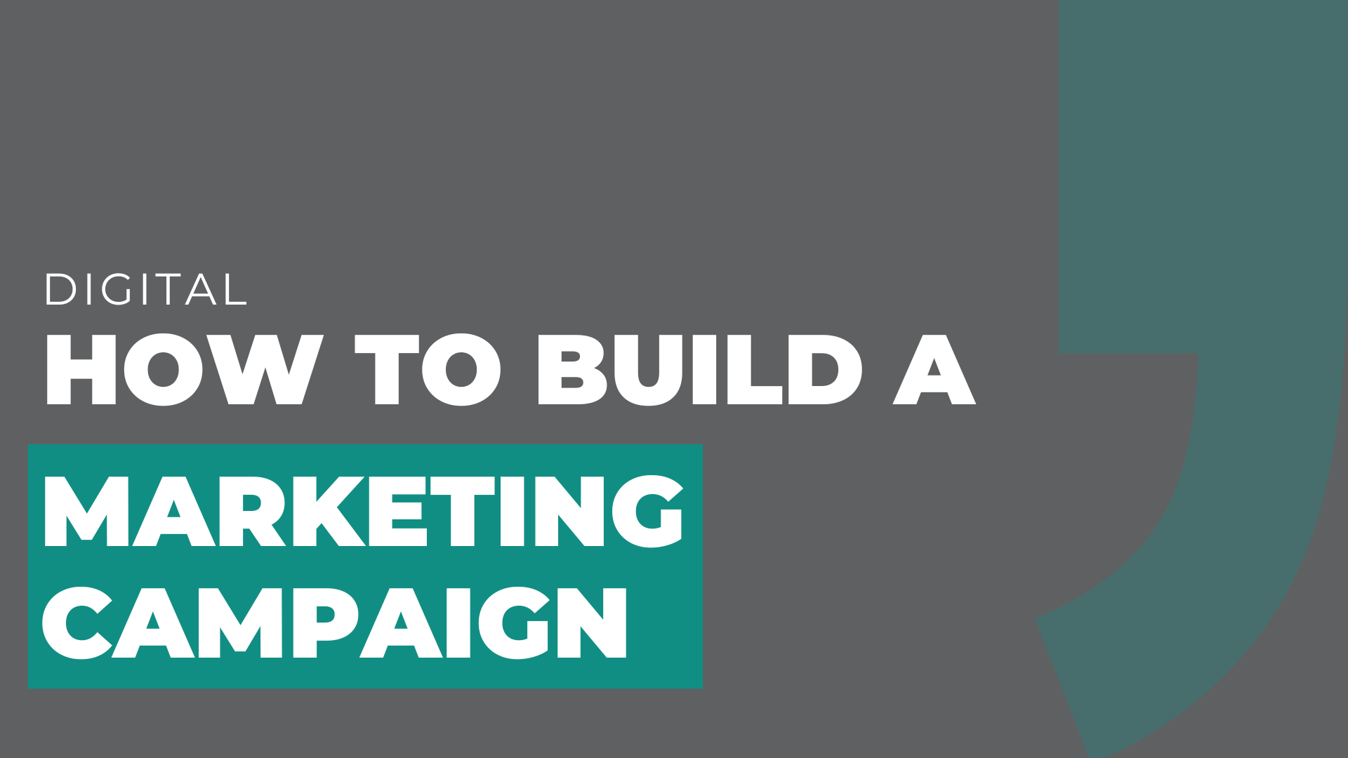 How to build a digital marketing campaign strategy
