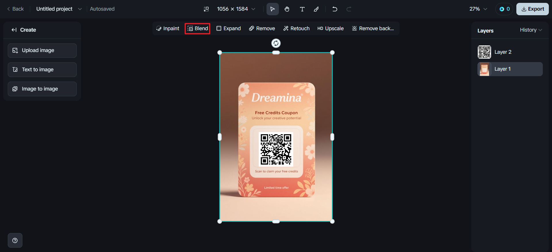 buat QR dengan gambar