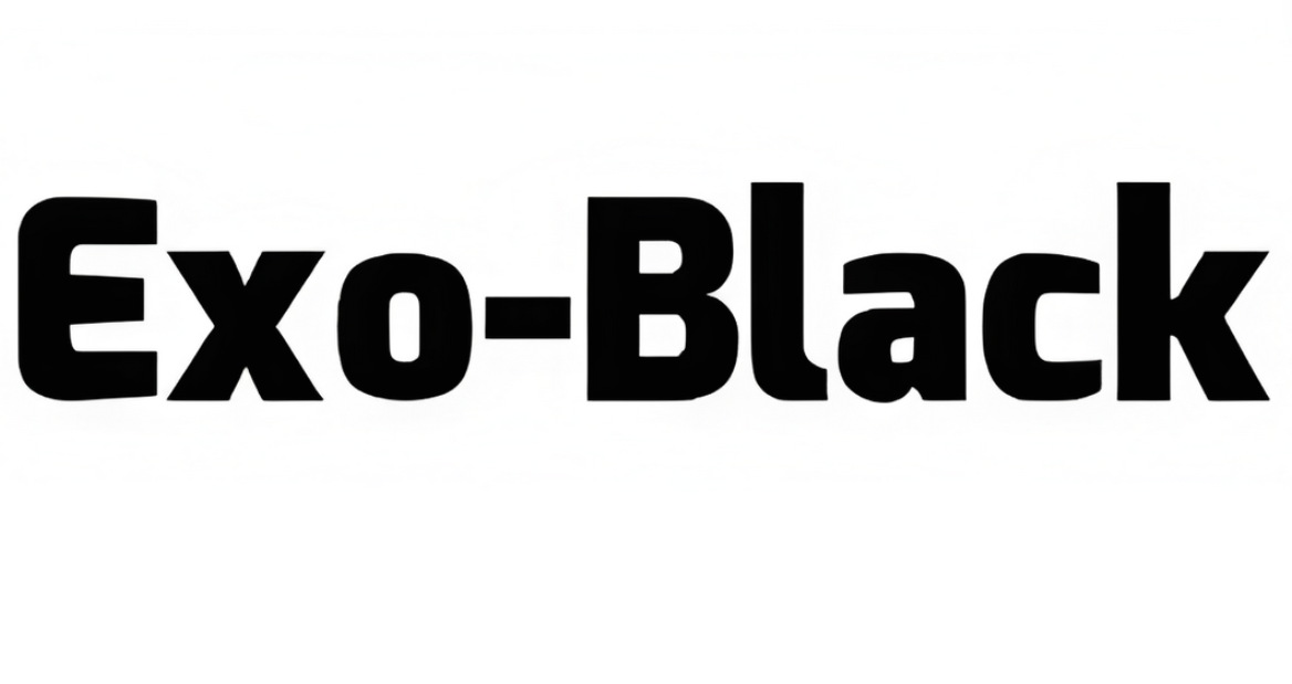 Exo black font