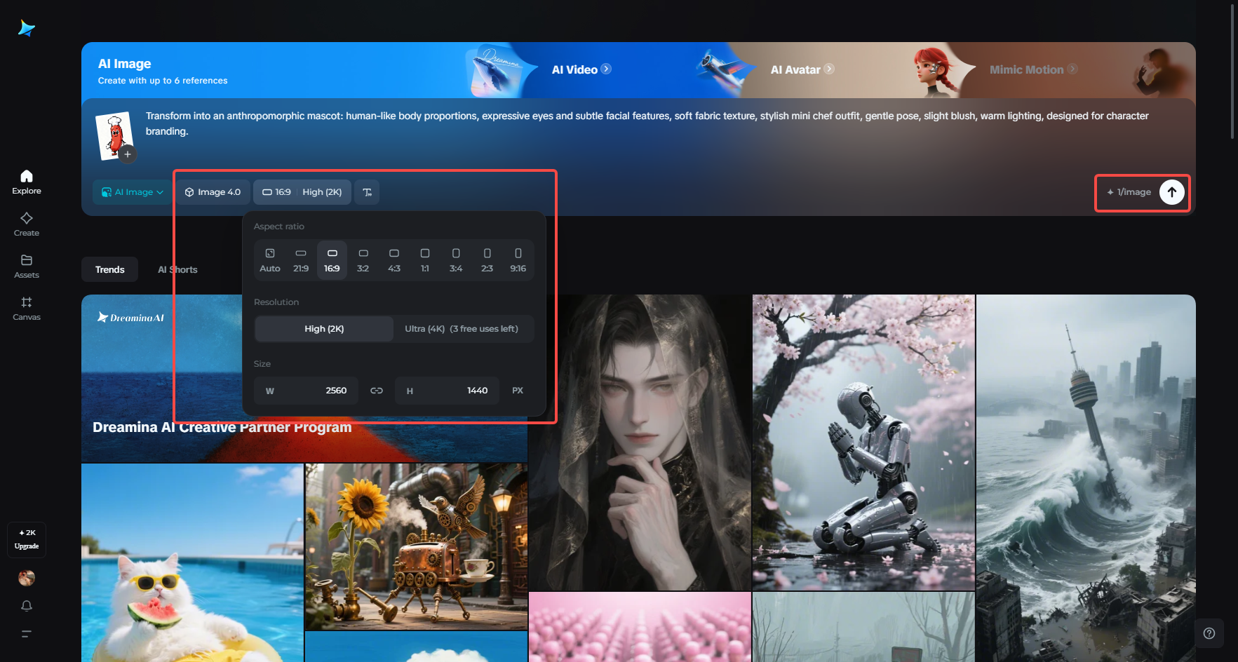 Genera el diseño de tu mascota