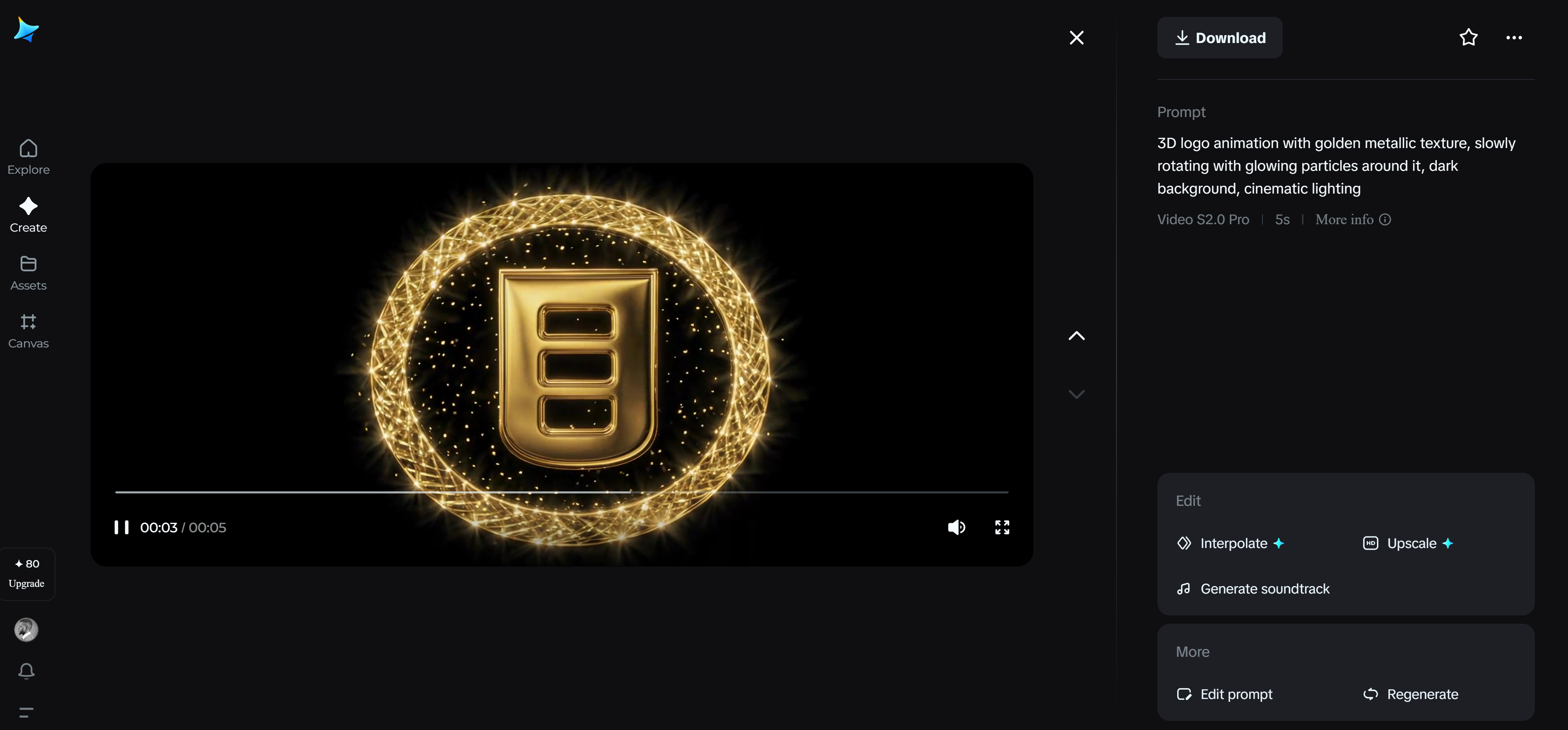 Logo animation