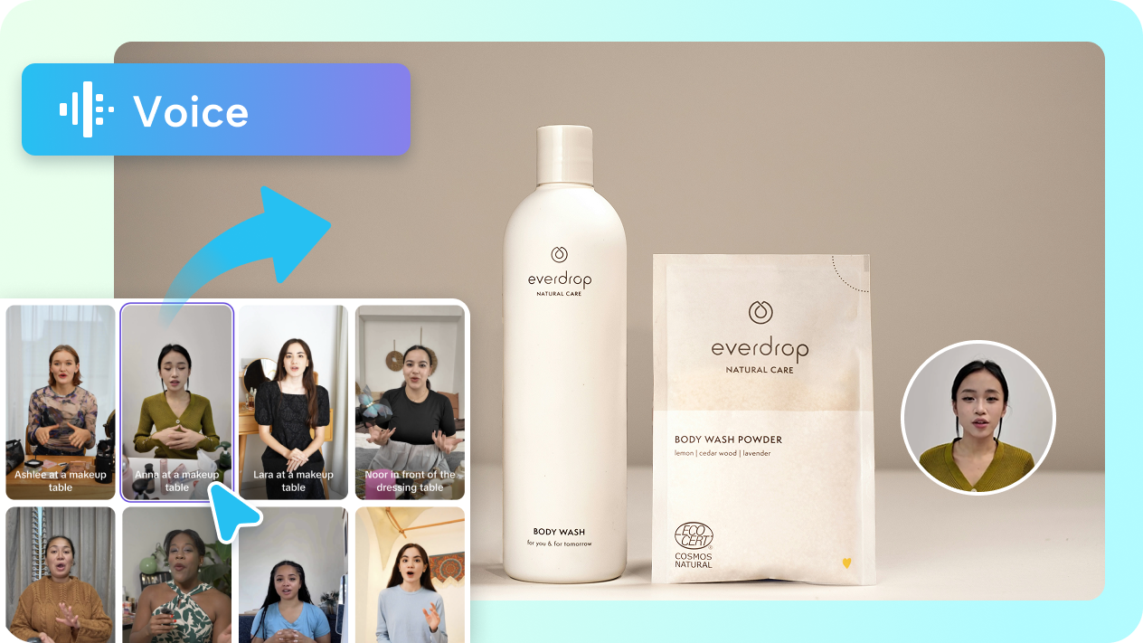 Ability to select your AI avatar