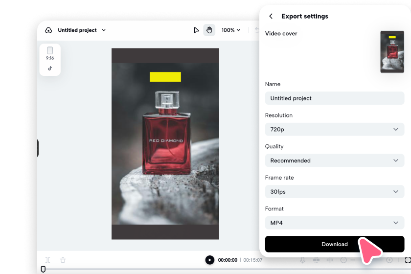 Exportieren und veröffentlichen