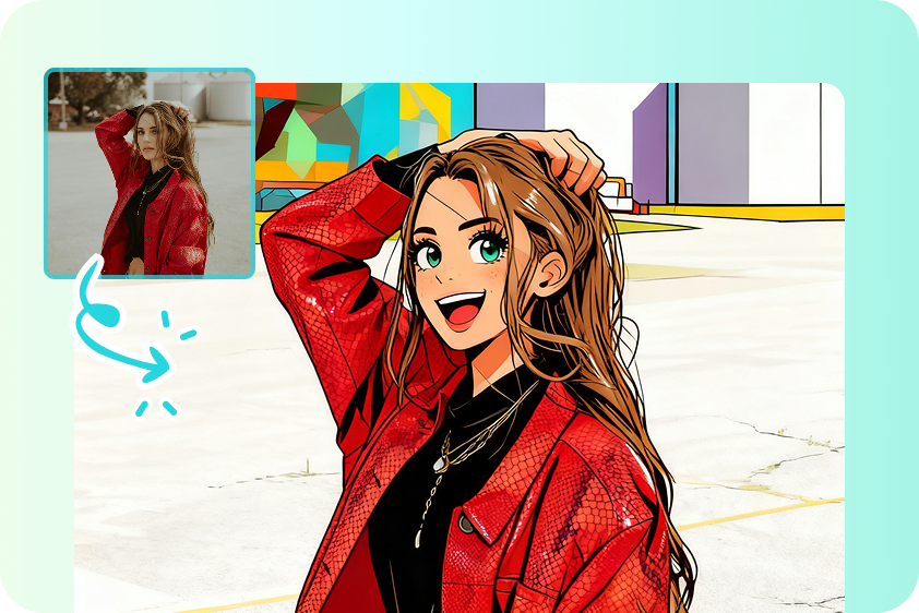 Consistent character portrait design