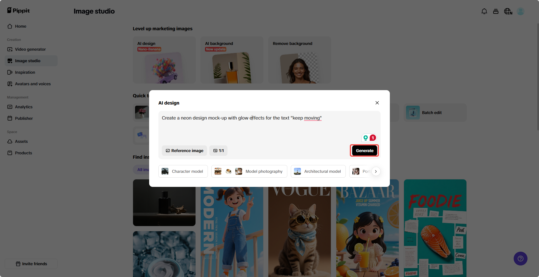 Lumikha ng iyong disenyo
