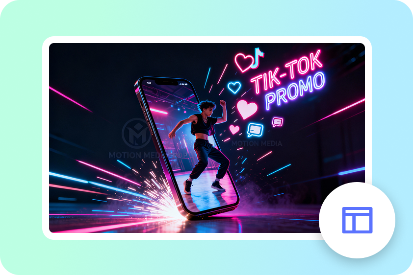 Ready-made TikTok video layouts