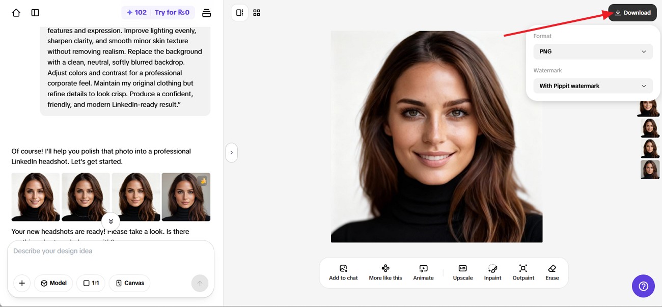 I-download ang huling larawan.