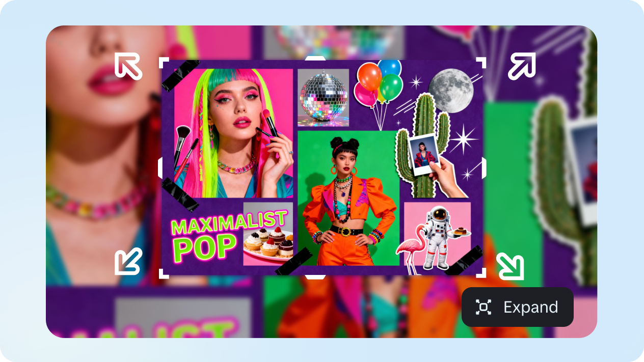 thay đổi kích thước ảnh ghép một cách liền mạch