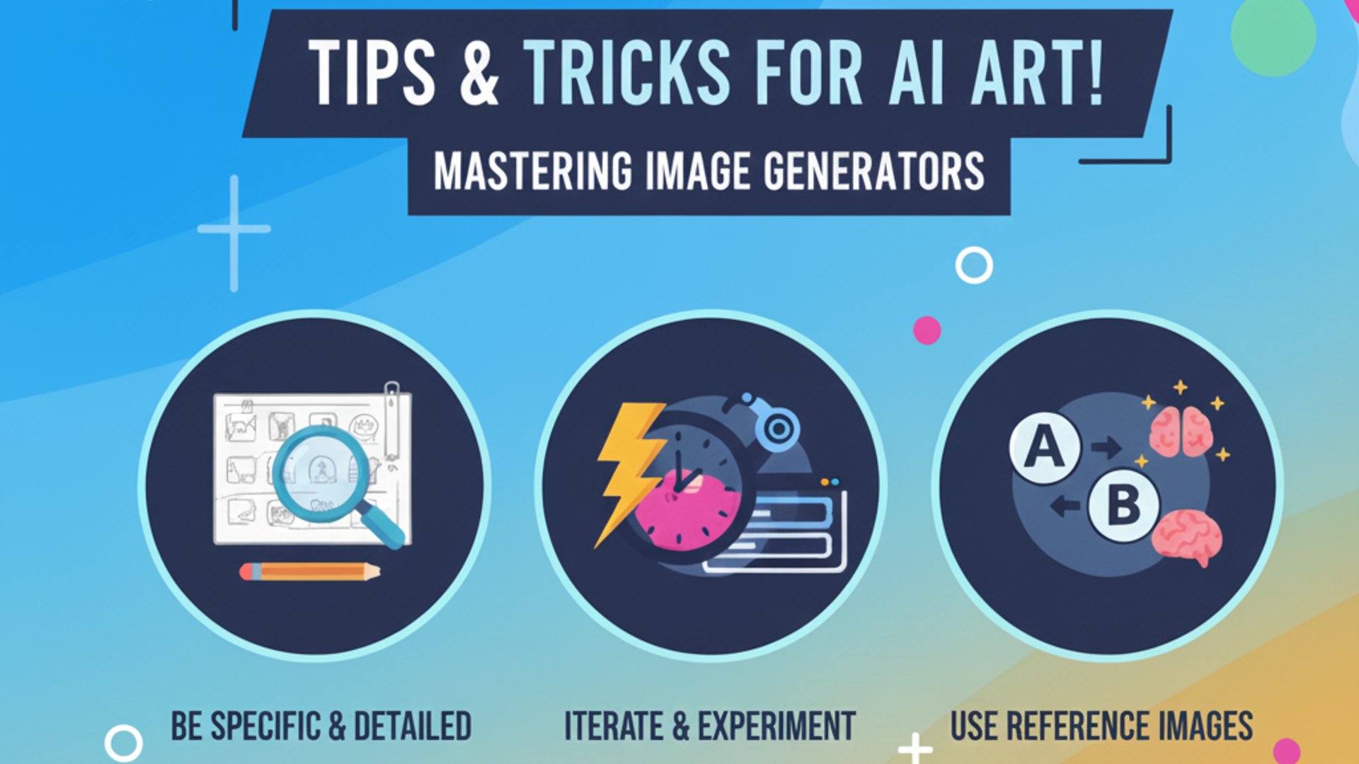 實用建議：充分利用 AI 圖像生成器
