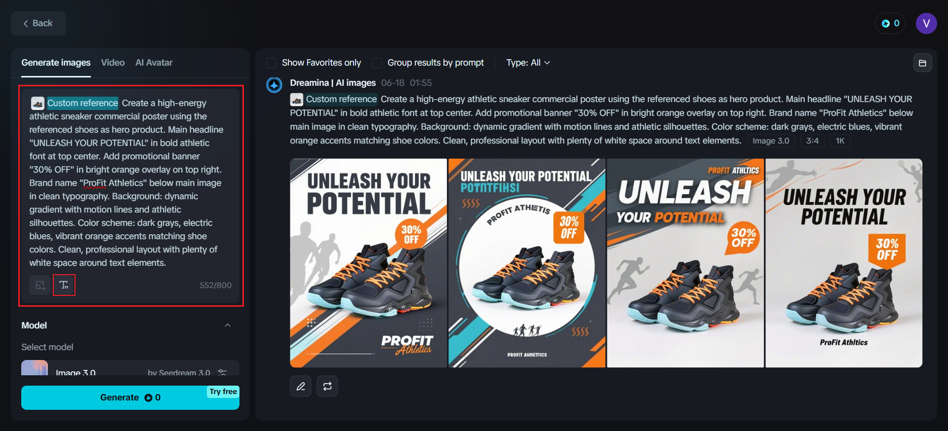 Écrivez votre prompt