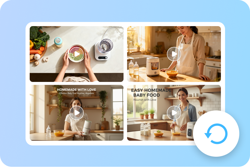 Convert existing media into videos