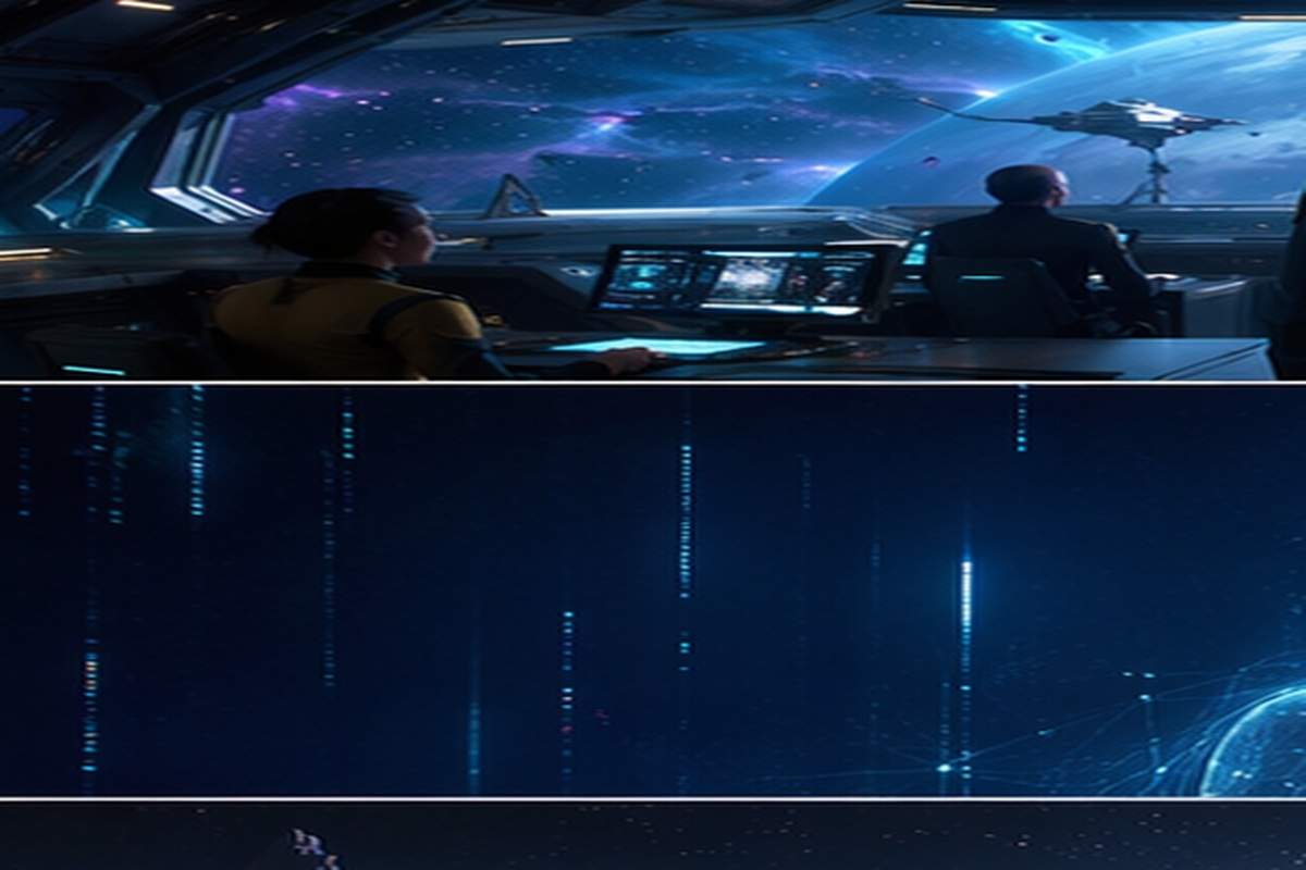 Sci Fi Short Story Generator topic-relevant cover visual