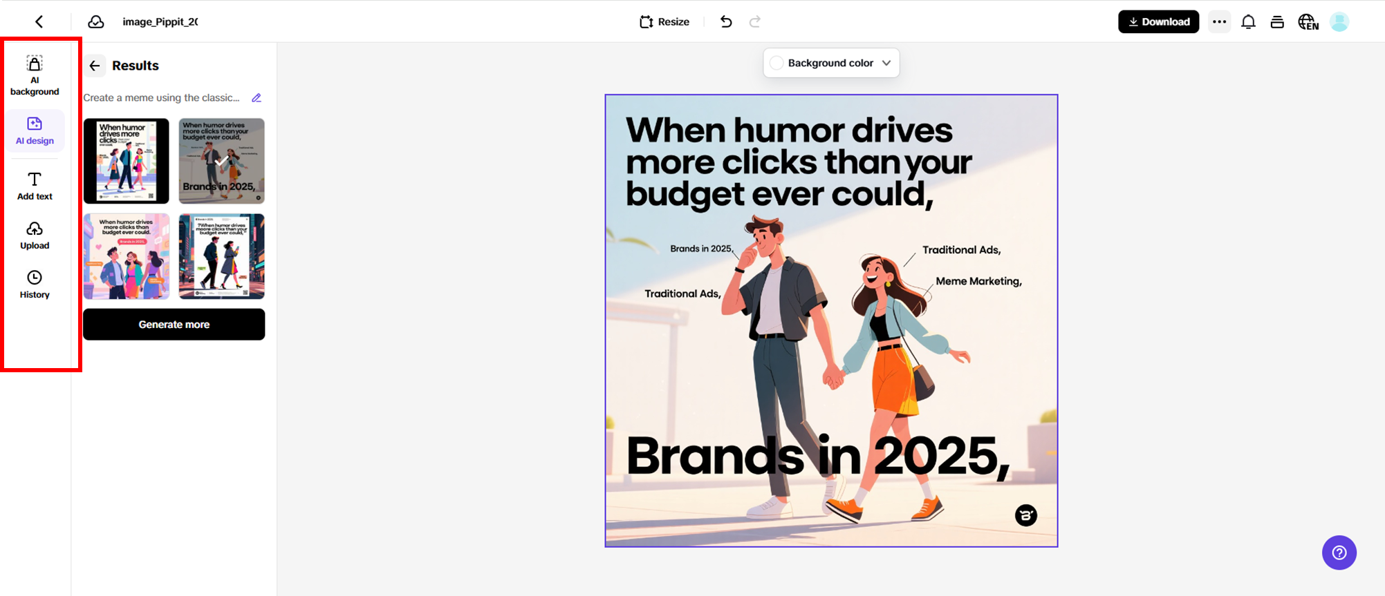 Personalize seu pôster