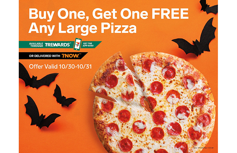 Buy one, get one (BOGO) offer ad