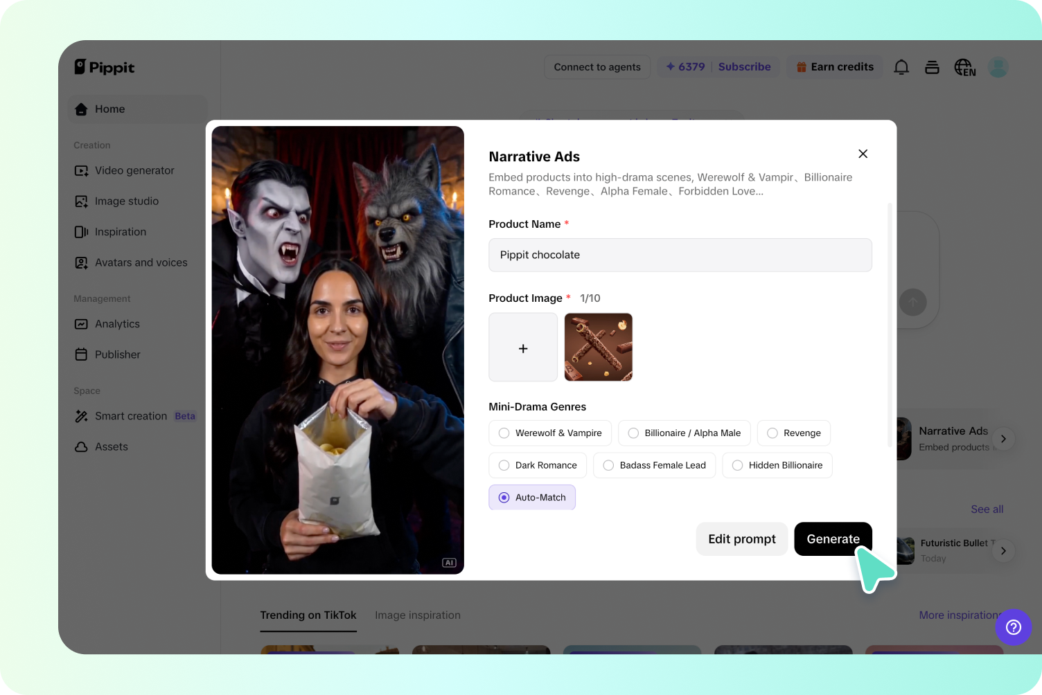 Step 2: Add your product and story direction