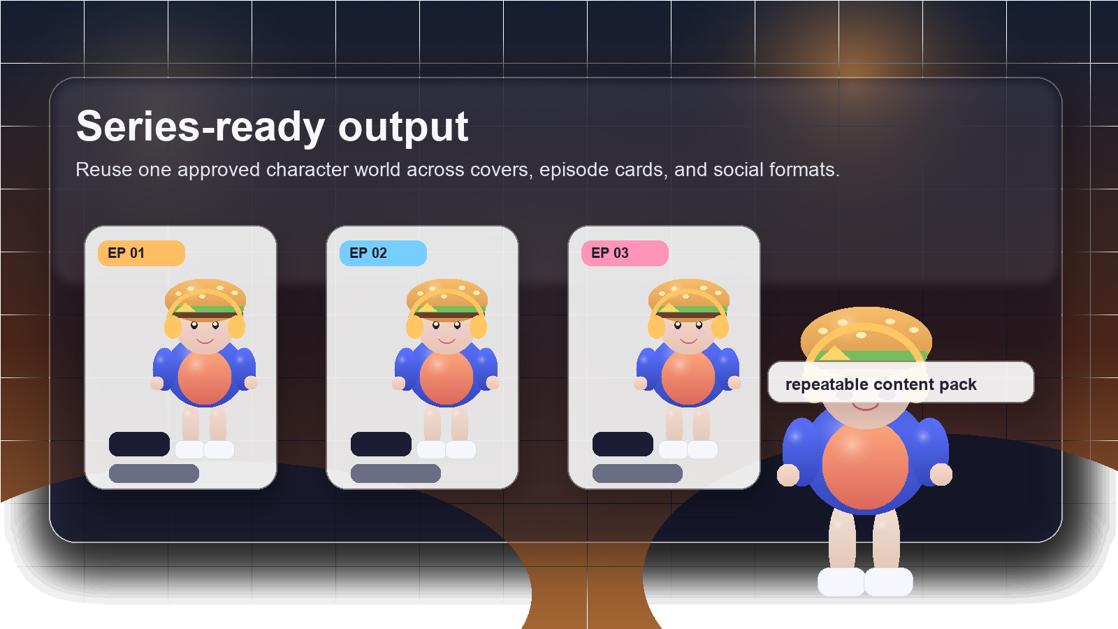 Ai Burger People premium feature visual 3