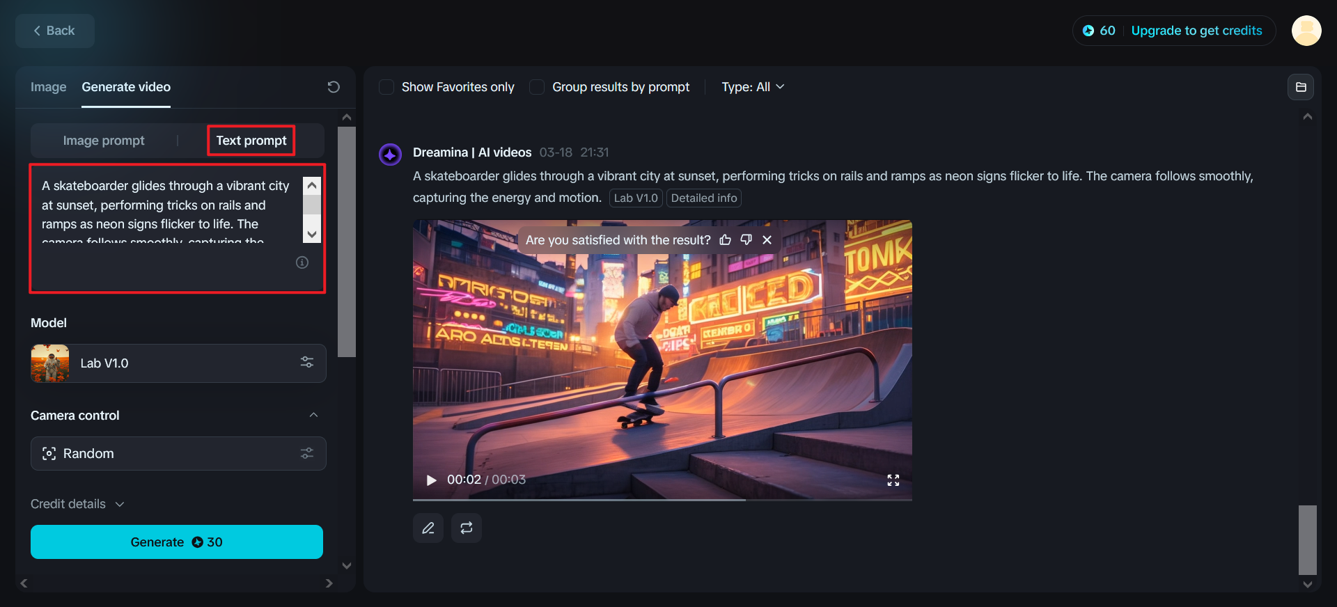 Videoya resimli metin