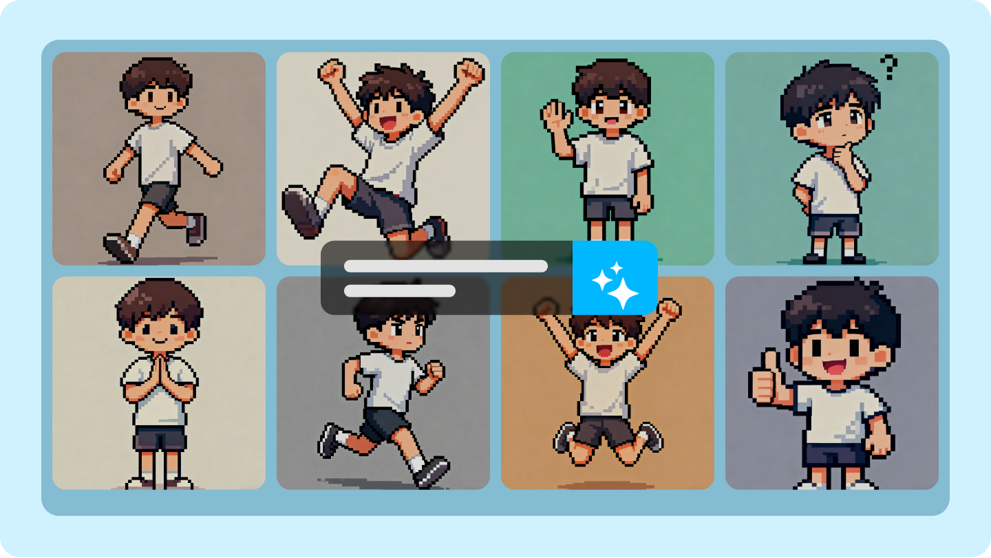 Pixel art character 