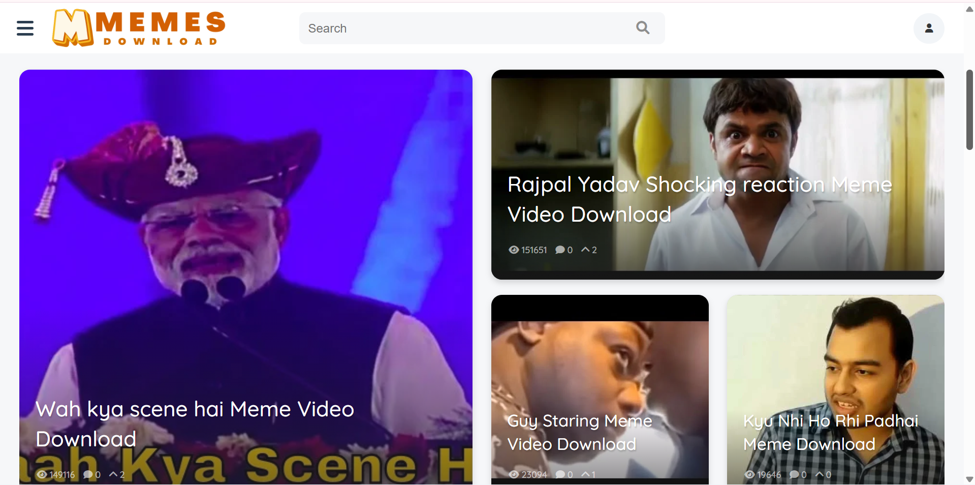 memesdownload.in - the simple website for meme video download